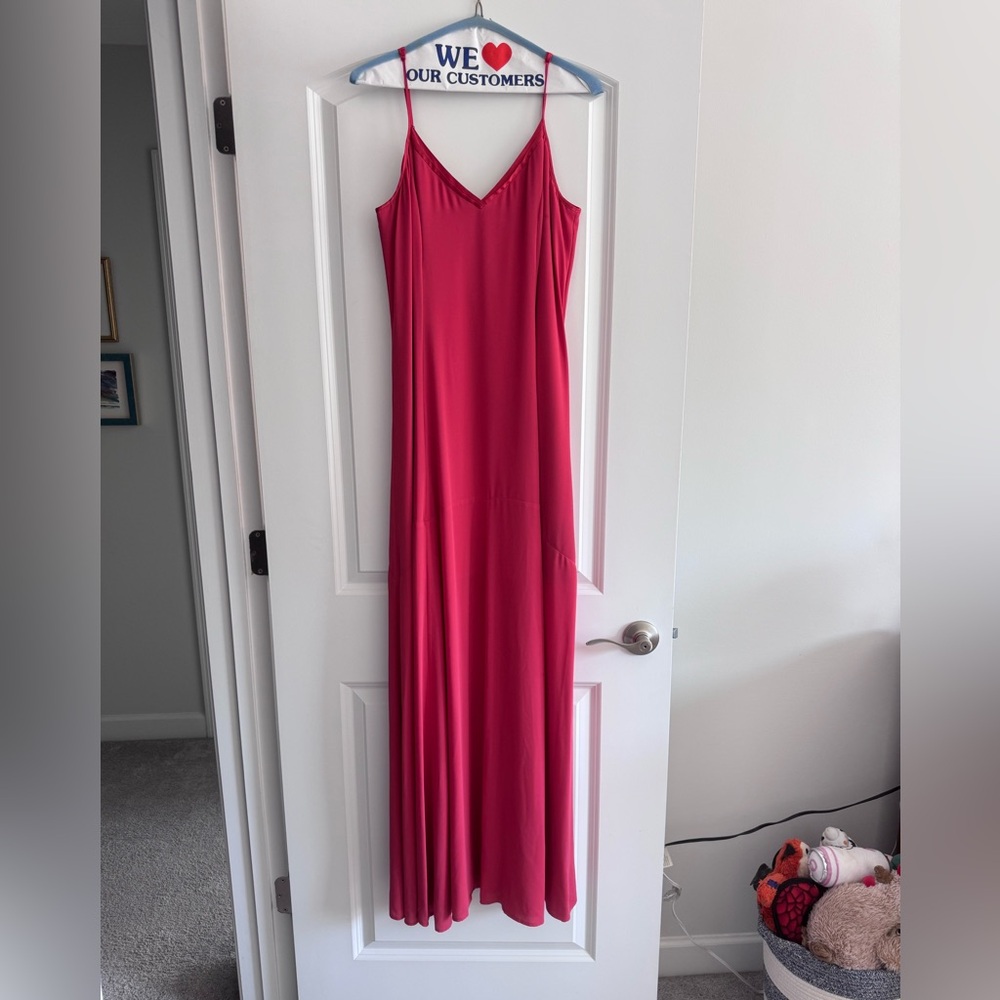 White House Black Market Vibrant Red Maxi Dress